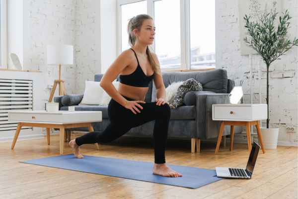 Woman exercising confidently after femiwand treatment Westcliff-on-Sea
