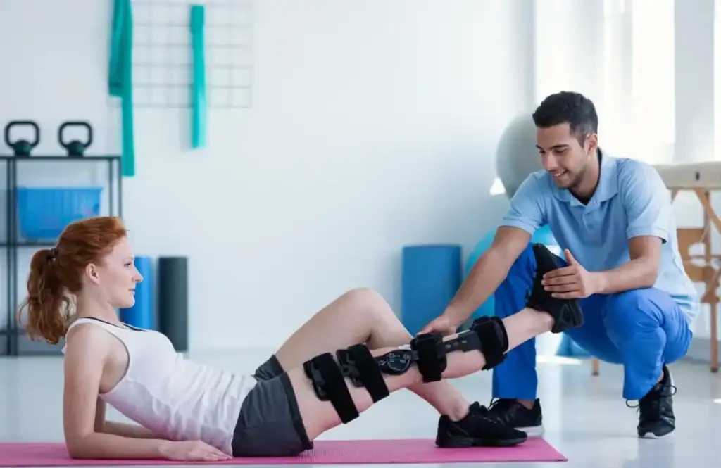 Debunking Meal Timing Myths: The Truth About Muscle Recovery 1 Woman having treatment to help muscle recovery Westcliff-on-Sea after an injury
